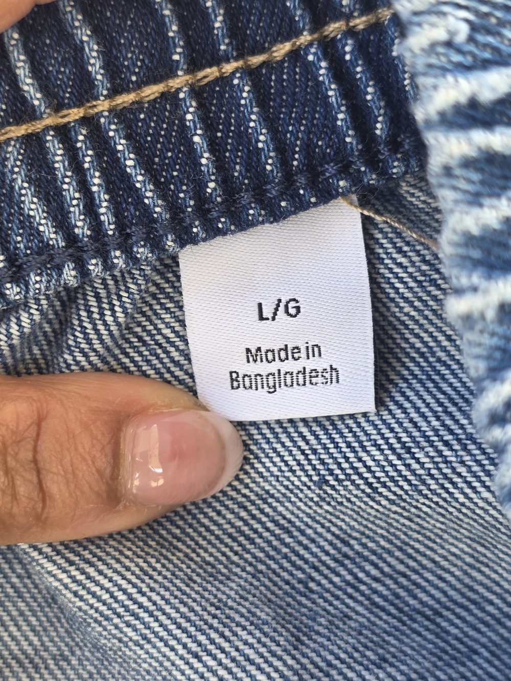Calvin Klein Women's Blue Denim Pull-On Pants Suze L NWT - Picture 7 of 12